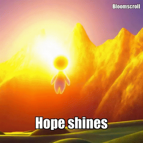 Hope Wisdom GIF by Bloomscroll