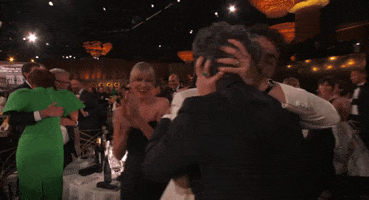 Mark Ruffalo Kiss GIF by Golden Globes