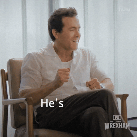 Youre Back Ryan Reynolds GIF by Welcome to Wrexham