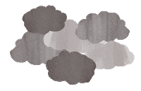 Sad The Fog Sticker by Lara Paulussen