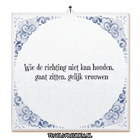 Reflectie Verandering Sticker by Tegelspreuken.nl
