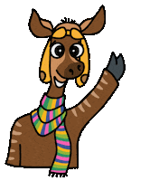 Good Bye Hello Sticker by Pokapi Fun