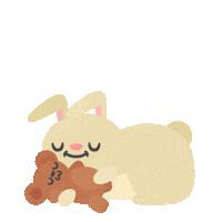 Happy Teddy Bear Sticker by Hopper