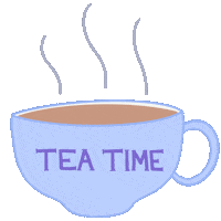 Tea Time Sticker