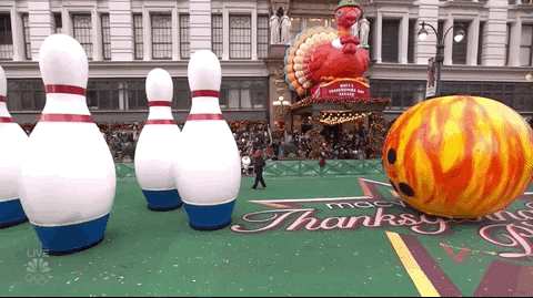 Macys Parade Bowling GIF by The 95th Macy’s Thanksgiving Day Parade