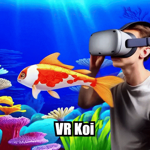 Koi Fish Technology GIF by TheConfishius