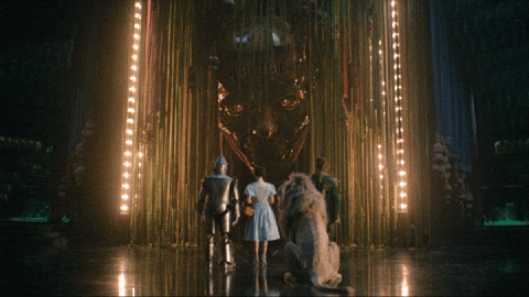 Wizard Of Oz Lion GIF by Wicked