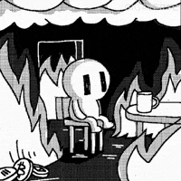 Fire This Is Fine GIF