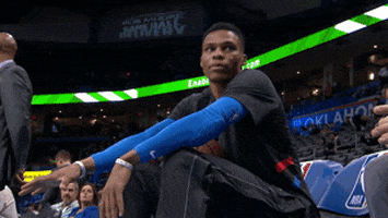 russell westbrook hello GIF by NBA