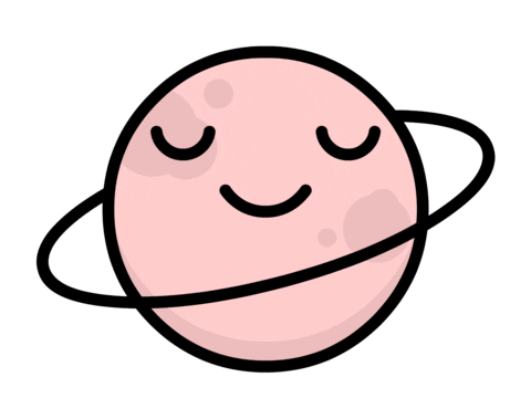 Happy Space Sticker by Shallow Lagoon