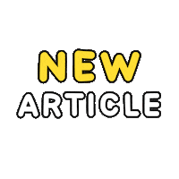 New Article Sticker by The Woof Agency