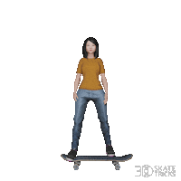3dskatetricks skate skateboard skateboarding street Sticker
