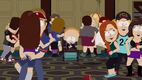 making out high school GIF by South Park 