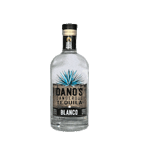 DanosTequila alcohol bottle tequila blanco Sticker