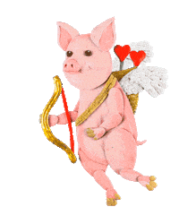 camphollow love valentines day pig camohollow Sticker