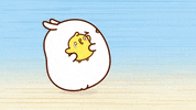 run love GIF by Molang.Official