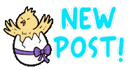 Easter Babychick Sticker by Decorating Outlet