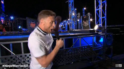 happy channel 9 GIF by Australian Ninja Warrior