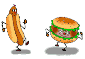 hot dog dancing Sticker