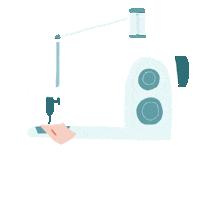 Making Sewing Machine Sticker by Spoonflower