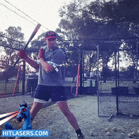 baseballhittingdrills baseball laser home run hitting GIF