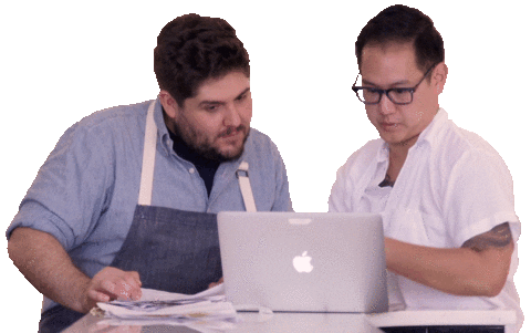 Work Check This Out Sticker by foodbabyny