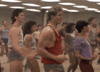 80S Working Out GIF by Pretty Dudes