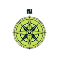 Norte Bussola Sticker by Somos Nomos
