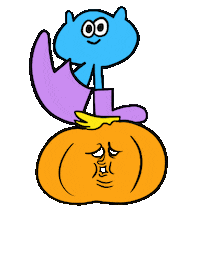 Voting Jack O Lantern Sticker by Jon Burgerman