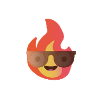 On Fire Sticker