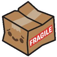 Delivery Box Sticker by 100% Soft