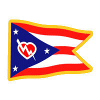 ilthy flag usa proud ohio Sticker