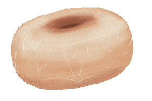 TheSaltyDonut donut doughnut glazed donut the salty Sticker