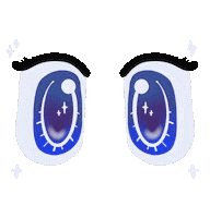 Eyes Wow Sticker by Demic