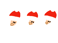 Christmas Santa Sticker