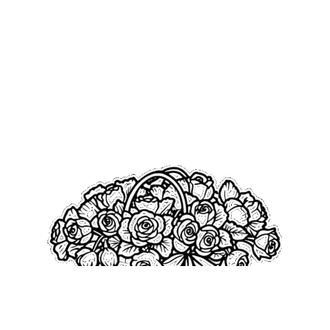 TwentyThreeFlowers giphygifmaker flowers basket twentythree Sticker