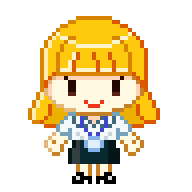 Happy Pixel Sticker