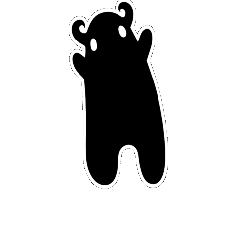 Happy Look Here Sticker