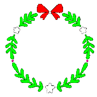 Natal Guirlanda Sticker