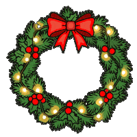 Merry Christmas Guirlanda Sticker