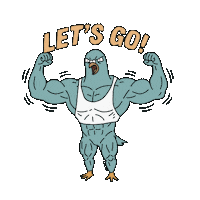 Lets Go Sticker