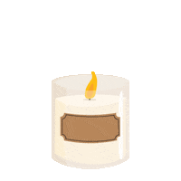 RalphFieldsCandles love hearts valentines candle Sticker