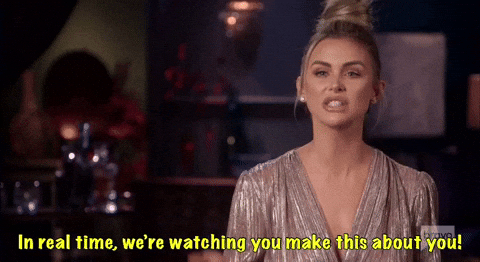 BosBB22 lala kent in real time lala vanderpump rules were watching you make this about you GIF