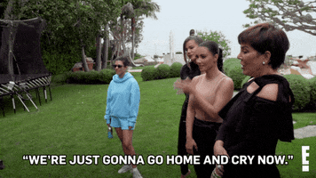 Sad Keeping Up With The Kardashians GIF by E!