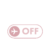 Trip Airplane Mode Sticker by Wander Beauty