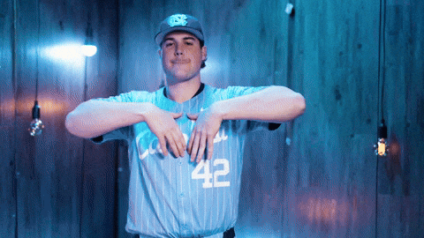 University Of North Carolina Baseball GIF by UNC Tar Heels