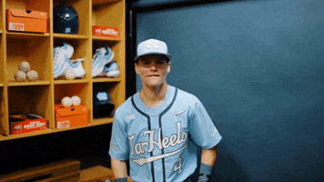 North Carolina Baseball GIF by UNC Tar Heels
