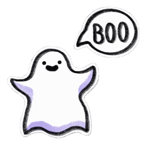 adhd_bri ghost boo adhdbri Sticker