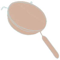 Iykyk Sieve Sticker by Shadowcamp