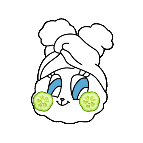 Bunny Rabbit Sticker by HIKOCO